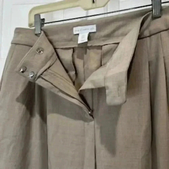 NEW House Of Harlow 1960 Tan Wide Leg Trousers‎ Pants Women’ s Sz 12 NWT - Picture 6 of 12